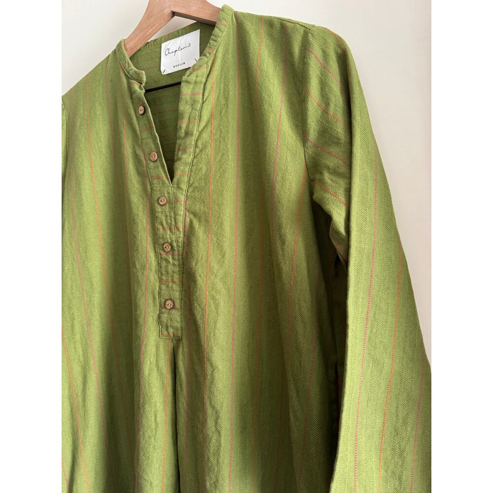 Chapter 2 by Khaadi Kurta tunic/dress green long sleeve - MED - Picture 3 of 15